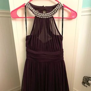 Macy’s, Size 3, Purple Silk Dress
